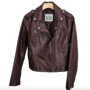 Levi's Women's Classic Moto Jacket Burgundy